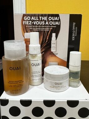 OUAI “Go All the OUAI” Hair Care Discovery Set